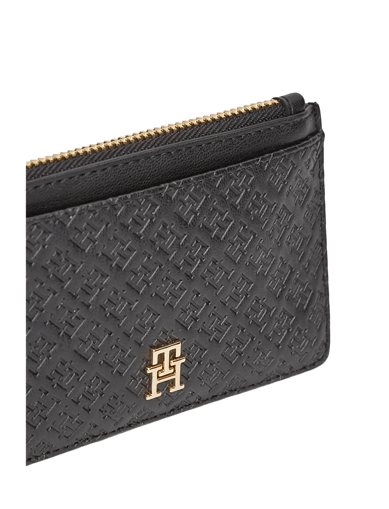 Tommy Hilfiger - TH ICON LONG CC HOLDER MONO - portemonnaies - black - 2