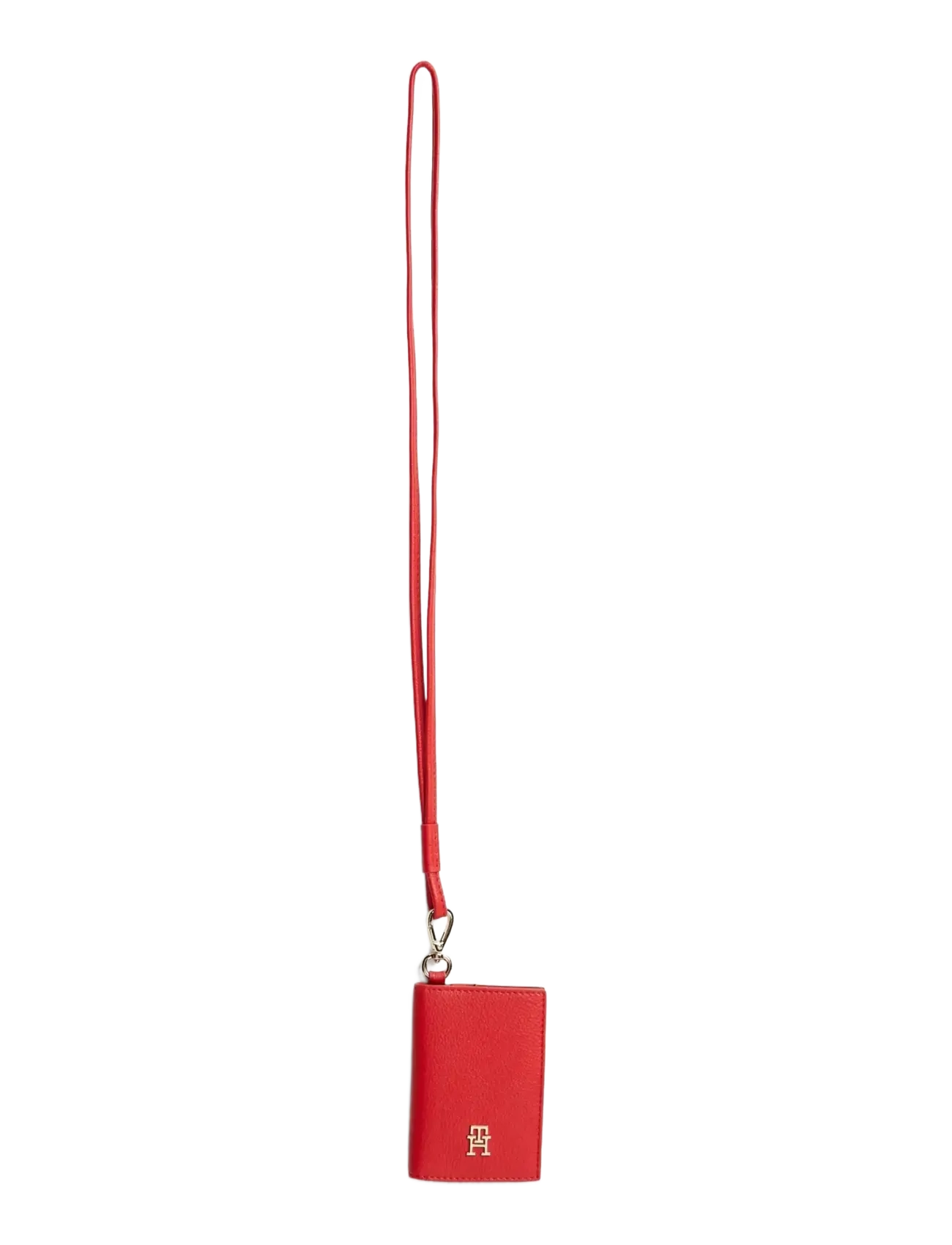 Tommy Hilfiger Th Icon Cc Holder W/Strap, One Size, Card Holders & Wallets, Rot - Holder, Frauen