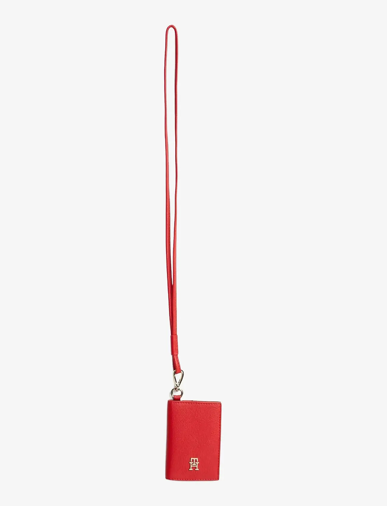 Tommy Hilfiger - TH ICON CC HOLDER W/STRAP - kortholdere - primary red - 0