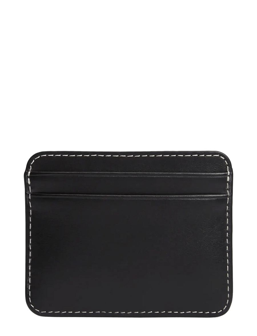 Tommy Hilfiger - TH SCRIPT LEATHER CC HOLDER - kaardihoidjad - black - 1