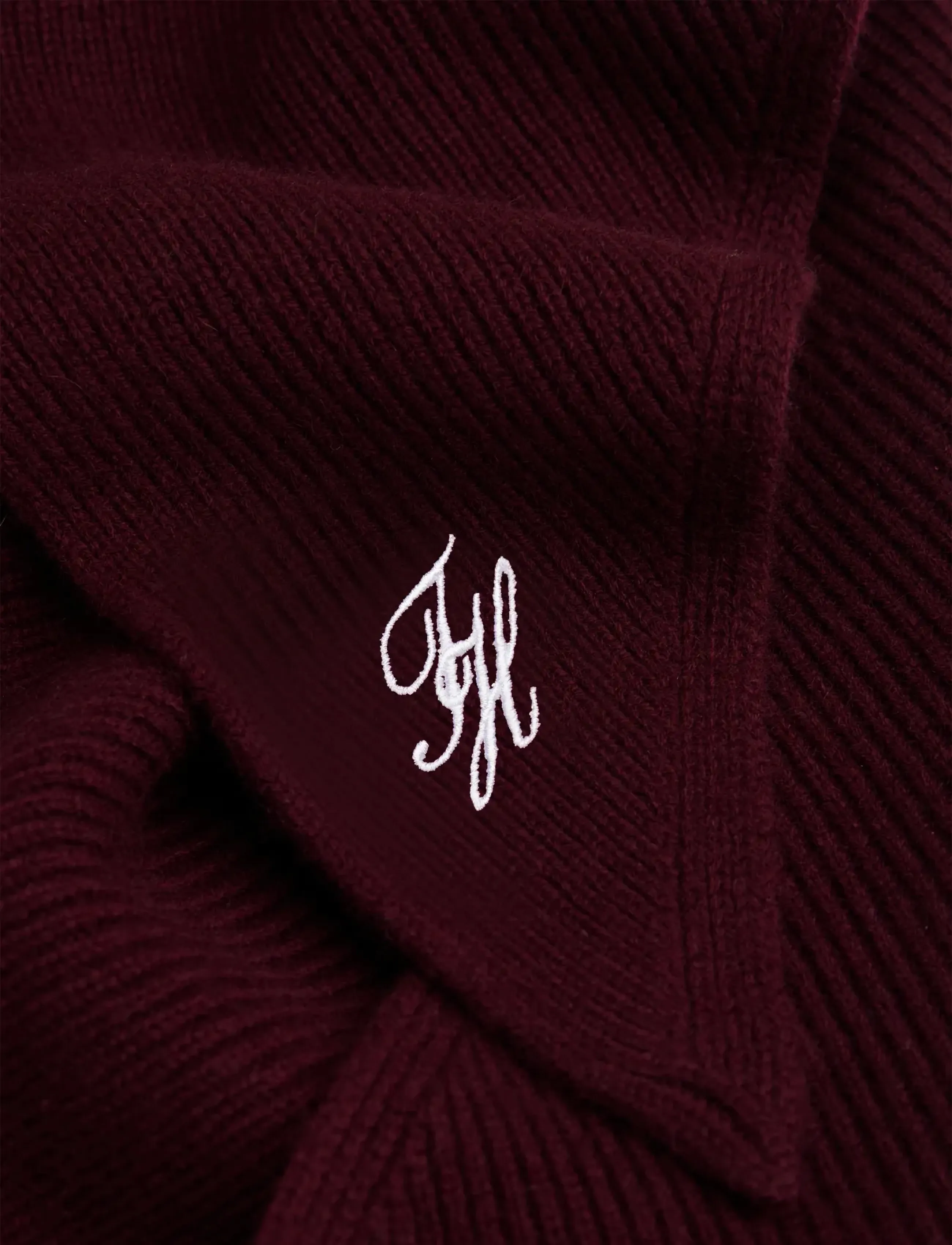 Tommy Hilfiger - TOMMY SCRIPT CASH TRIANGLE SCARF - aksessuaarid - marzemino - 3