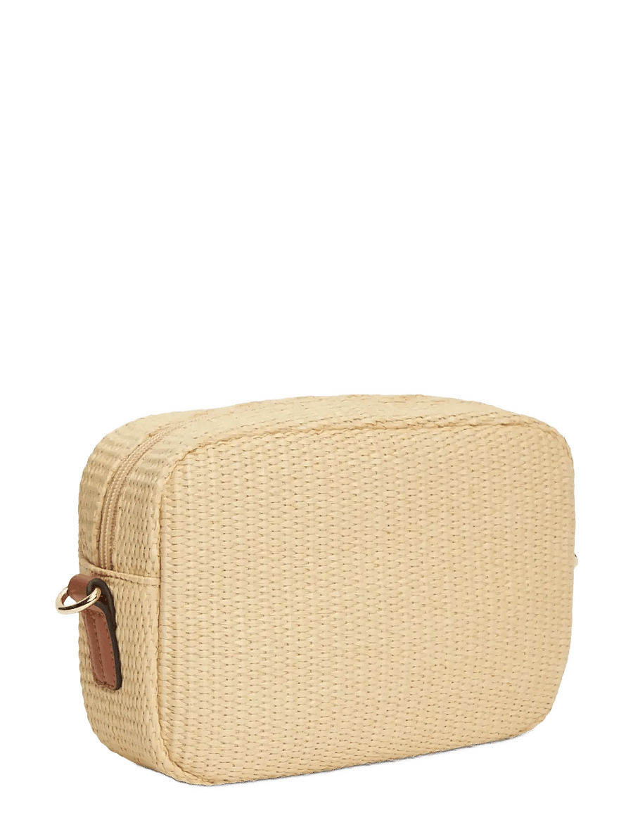 Tommy Hilfiger - POPETTE CAMERA BAG RAFFIA - umhängetaschen - natural raffia - 2
