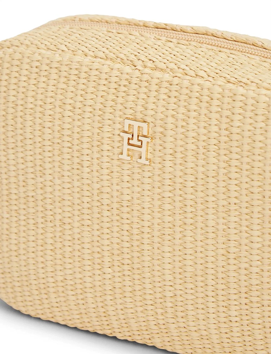 Tommy Hilfiger - POPETTE CAMERA BAG RAFFIA - umhängetaschen - natural raffia - 3