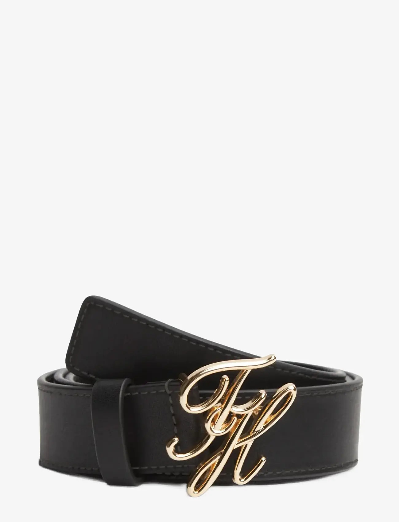 Tommy Hilfiger - TH SCRIPT 3.0 - bælter - black - 0