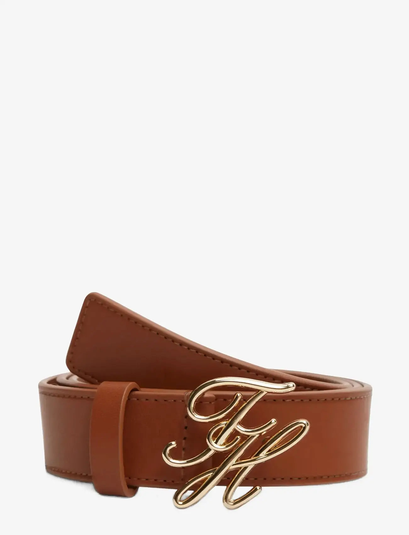 Tommy Hilfiger - TH SCRIPT 3.0 - bælter - cognac - 0