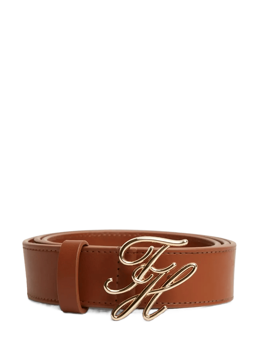 Tommy Hilfiger - TH SCRIPT 3.0 - ledergürtel - cognac - 1