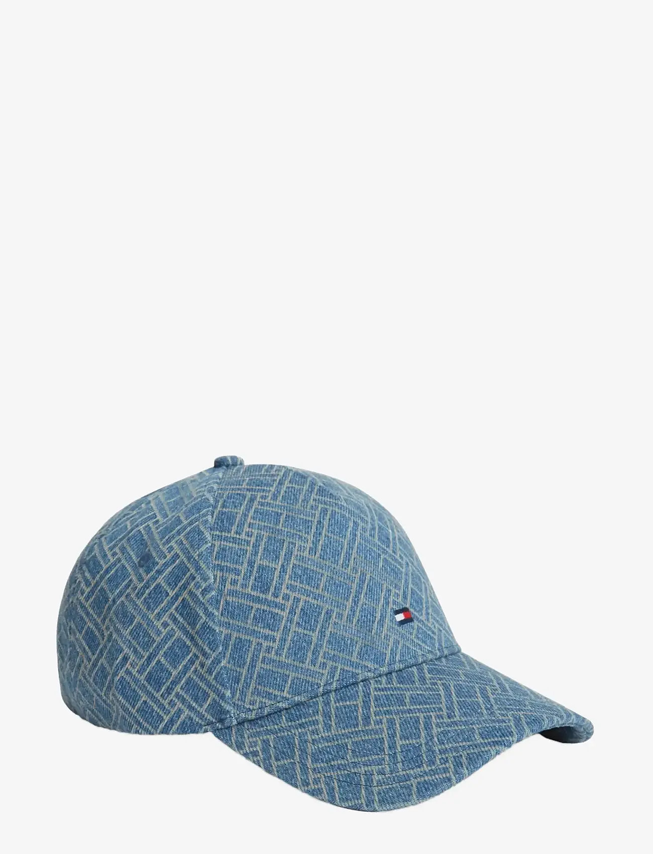 Tommy Hilfiger - TH FLAG MONOGRAM DENIM CAP - kappen - denim monogram - 0
