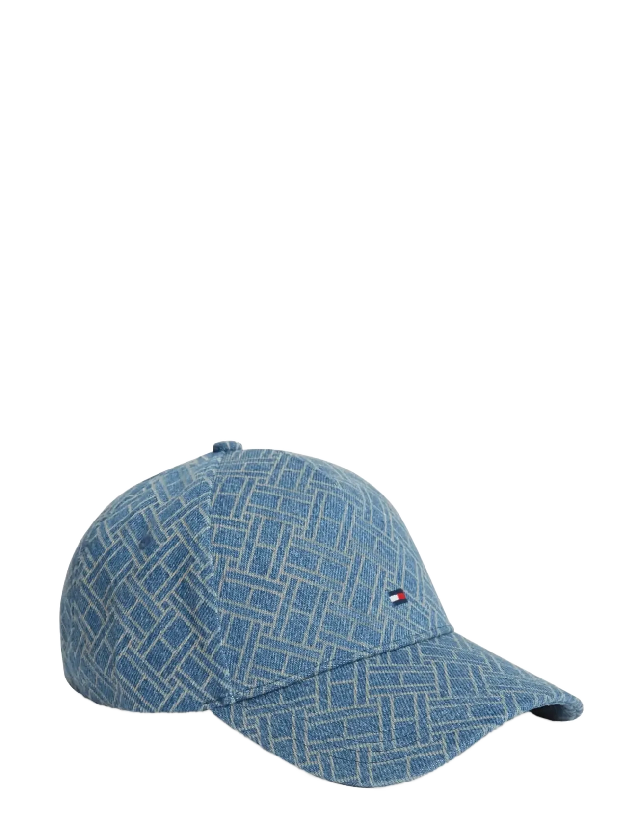 Tommy Hilfiger TH FLAG MONOGRAM DENIM CAP - Kappen - DENIM MONOGRAM / blue