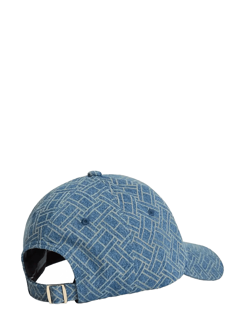 Tommy Hilfiger - TH FLAG MONOGRAM DENIM CAP - kappen - denim monogram - 1