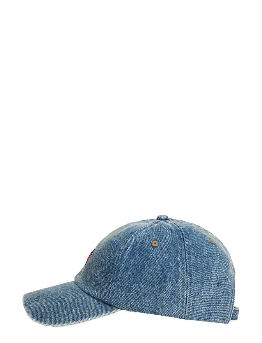 Tommy Hilfiger - TJW HERITAGE DENIM CAP - kasketter & caps - denim medium 01 - 2