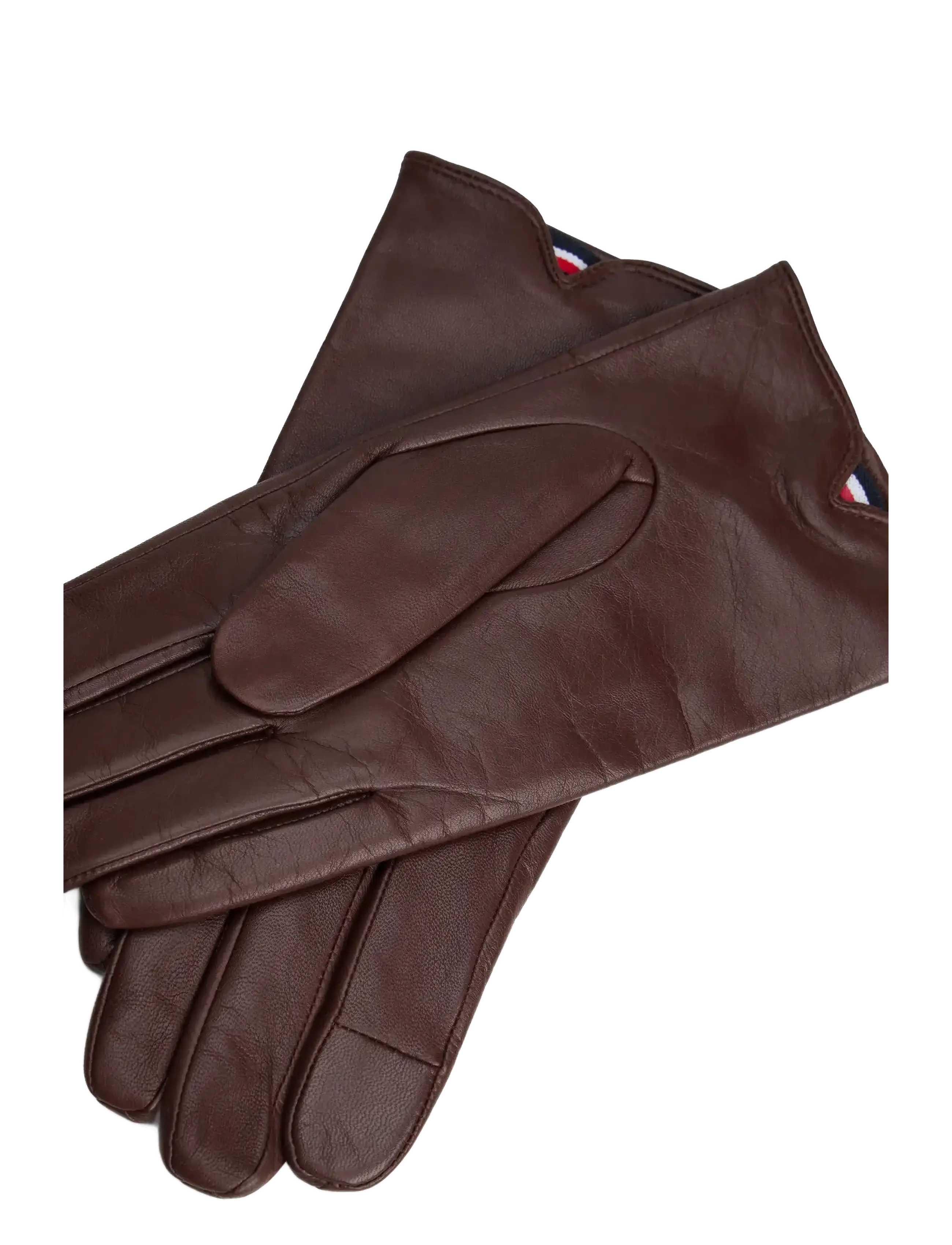 Tommy Hilfiger - TH ELEVATED CHIC LEATHER GLOVES - nahast kindad - rich walnut - 1