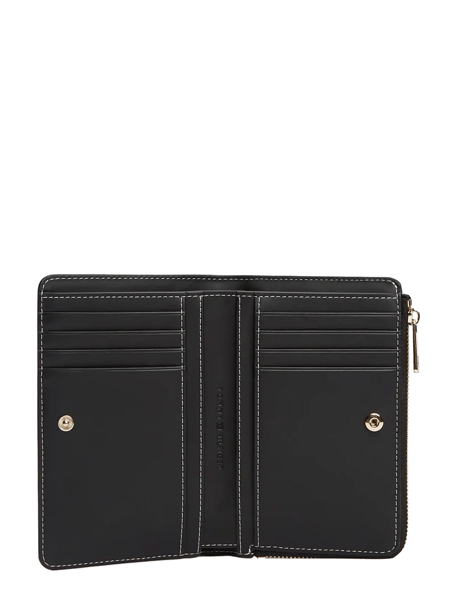 Tommy Hilfiger - TH ICON BIFOLD WALLET MONOPLAY - plånböcker - black mix - 2