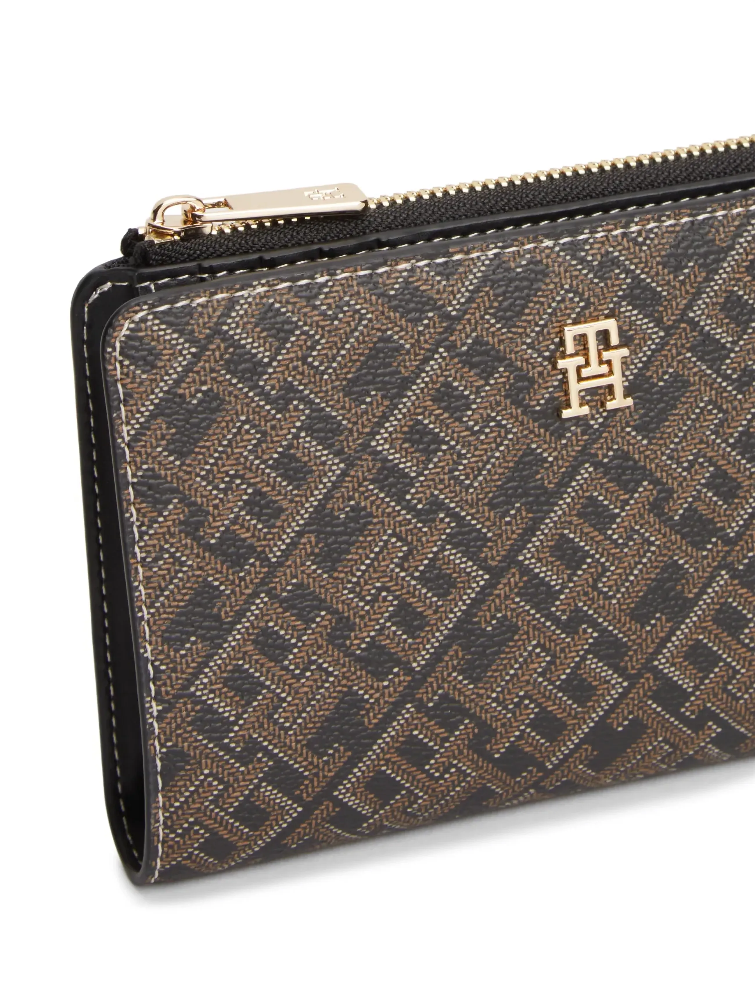 Tommy Hilfiger - TH ICON BIFOLD WALLET MONOPLAY - plånböcker - black mix - 3