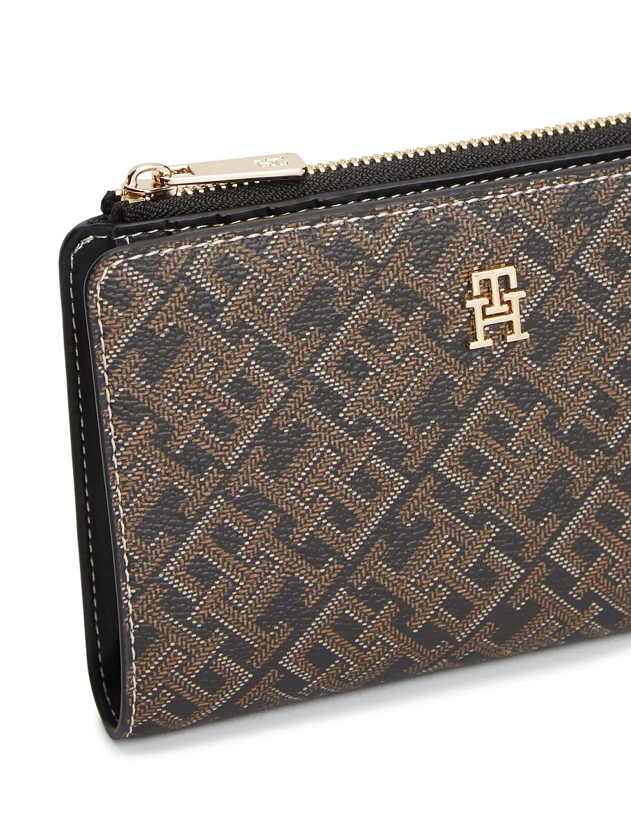 Tommy Hilfiger - TH ICON BIFOLD WALLET MONOPLAY - plånböcker - black mix - 3