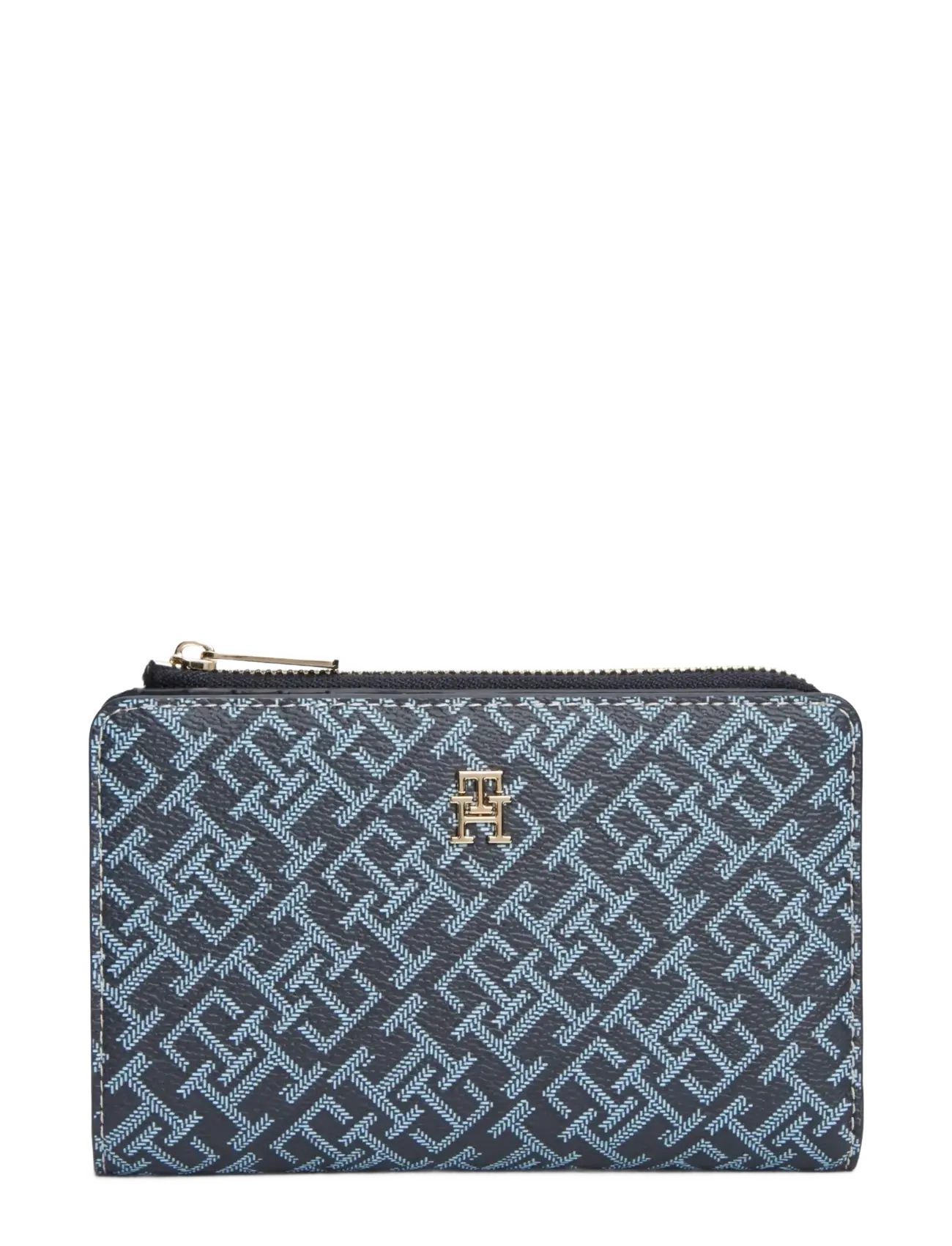 Tommy Hilfiger Th Icon Bifold Wallet Monoplay, One Size, Card Holders & Wallets, Marineblau - Frauen