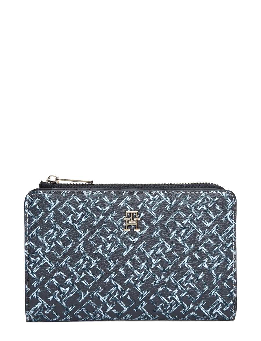 Tommy Hilfiger - TH ICON BIFOLD WALLET MONOPLAY - portemonnaies - blue mix - 0