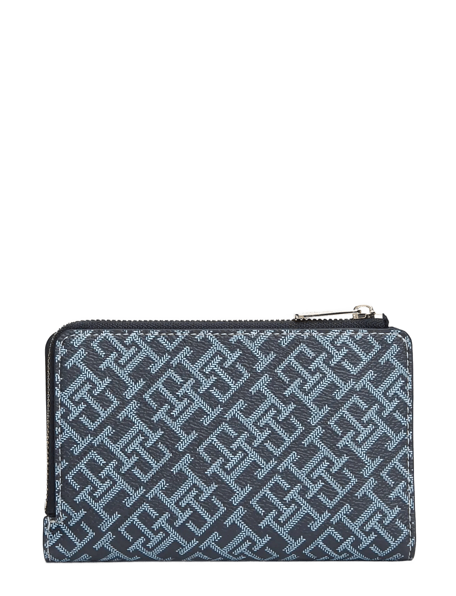 Tommy Hilfiger - TH ICON BIFOLD WALLET MONOPLAY - portemonnaies - blue mix - 1