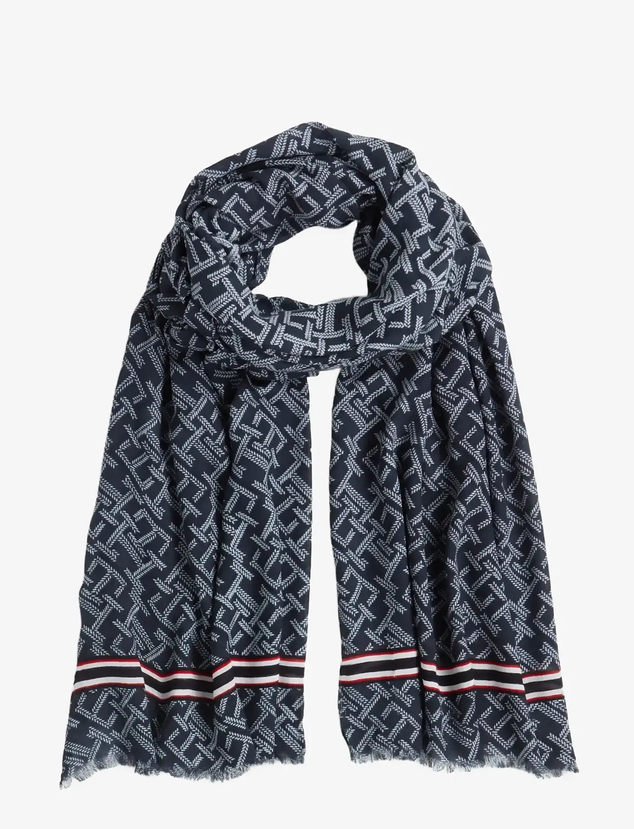 Tommy Hilfiger - TH MONOGRAM CORP SCARF - sjalar - space blue - 1