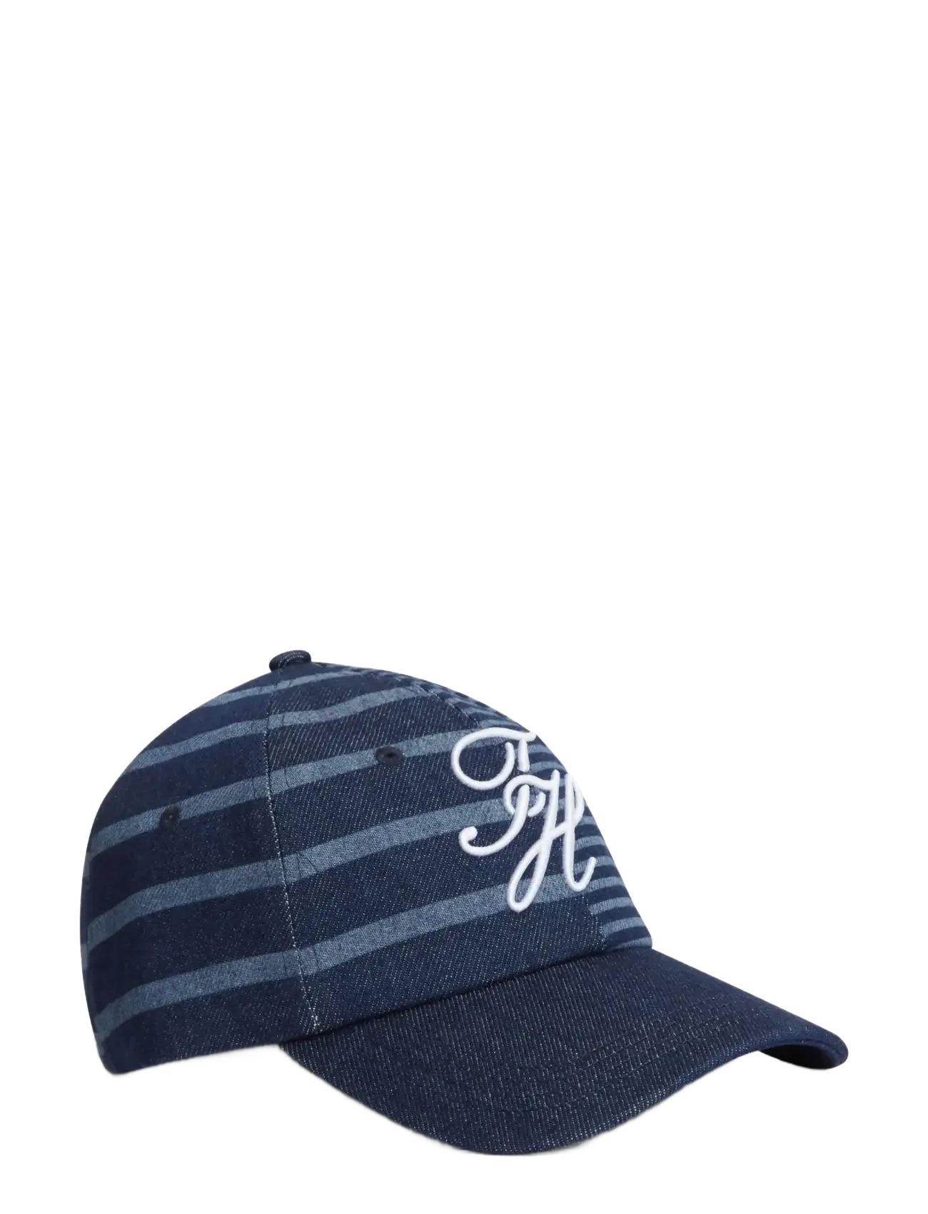 Tommy Hilfiger TH NAUTICAL SCRIPT CAP - Mössor & hattar - NAUTICAL STRIPES / navy