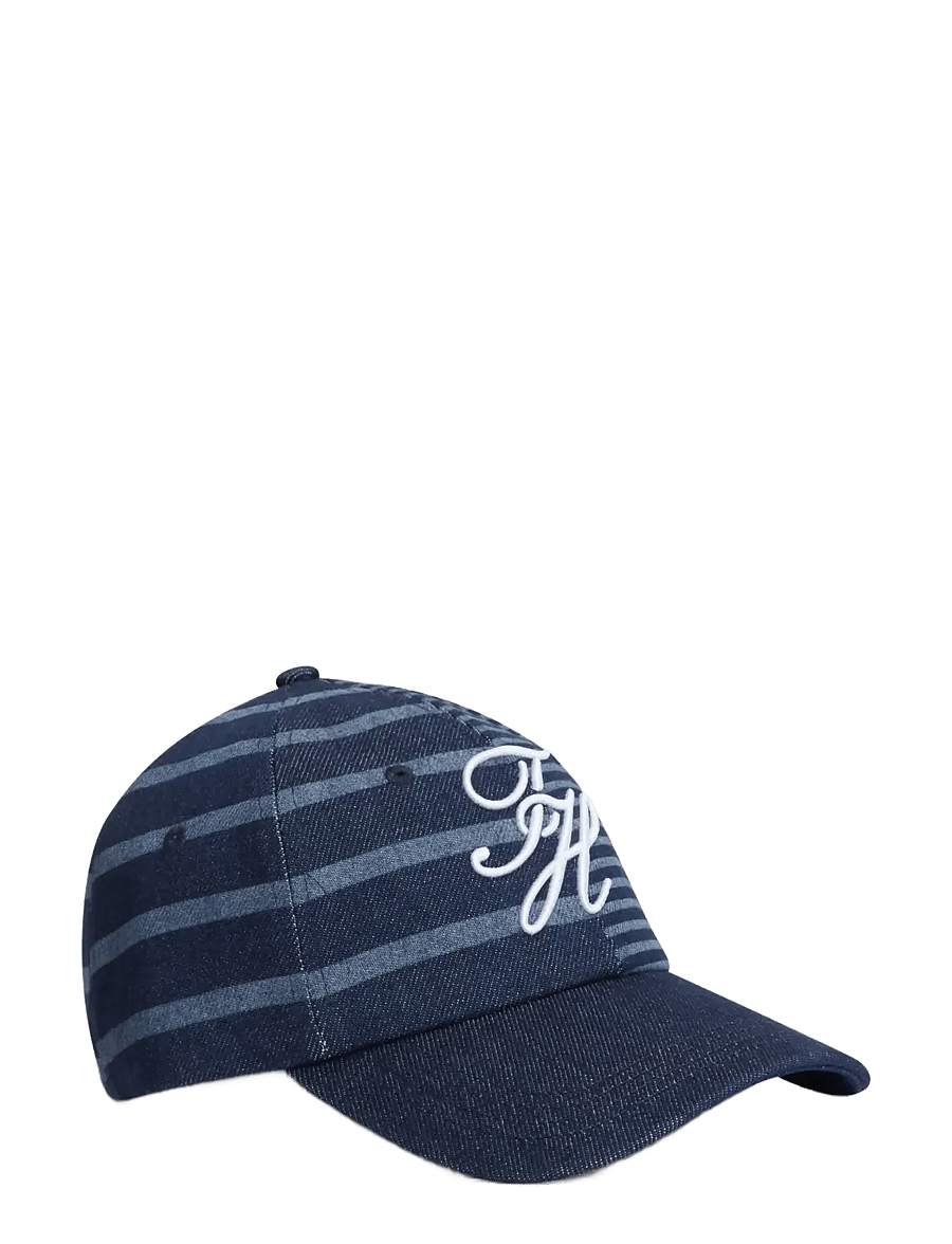 Tommy Hilfiger - TH NAUTICAL SCRIPT CAP - kepsar - nautical stripes - 0