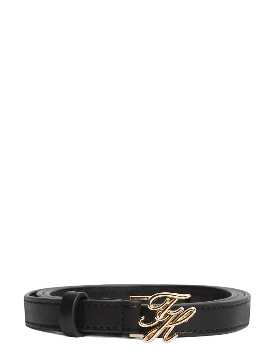 Tommy Hilfiger - TH SCRIPT 1.5 - leather belts - black - 1
