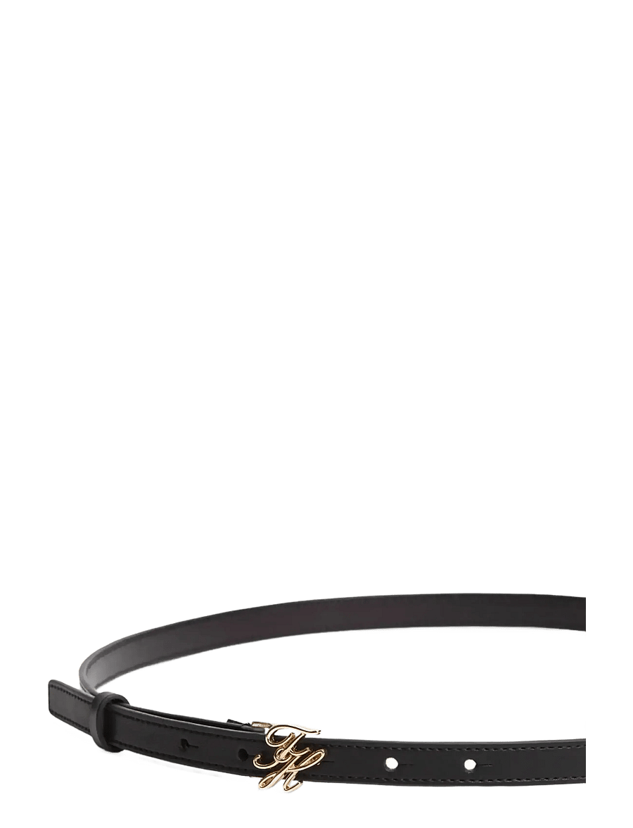 Tommy Hilfiger - TH SCRIPT 1.5 - leather belts - black - 2