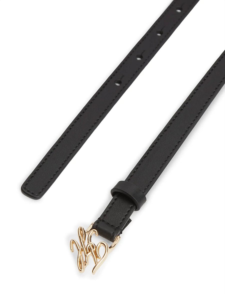 Tommy Hilfiger - TH SCRIPT 1.5 - leather belts - black - 3