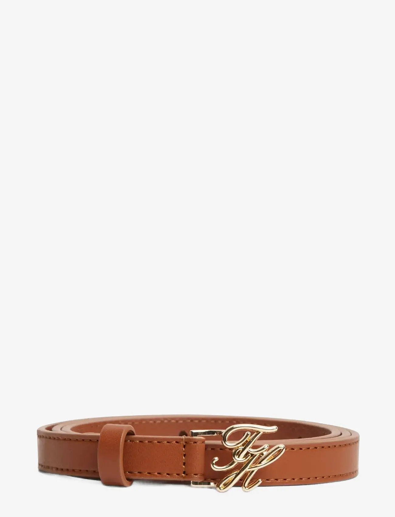 Tommy Hilfiger - TH SCRIPT 1.5 - leather belts - cognac - 1