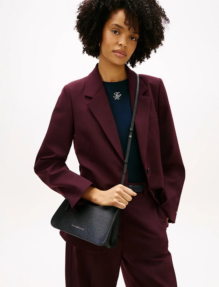 Tommy Hilfiger - TH MODERN CROSSOVER - crossbody bags - black - 0