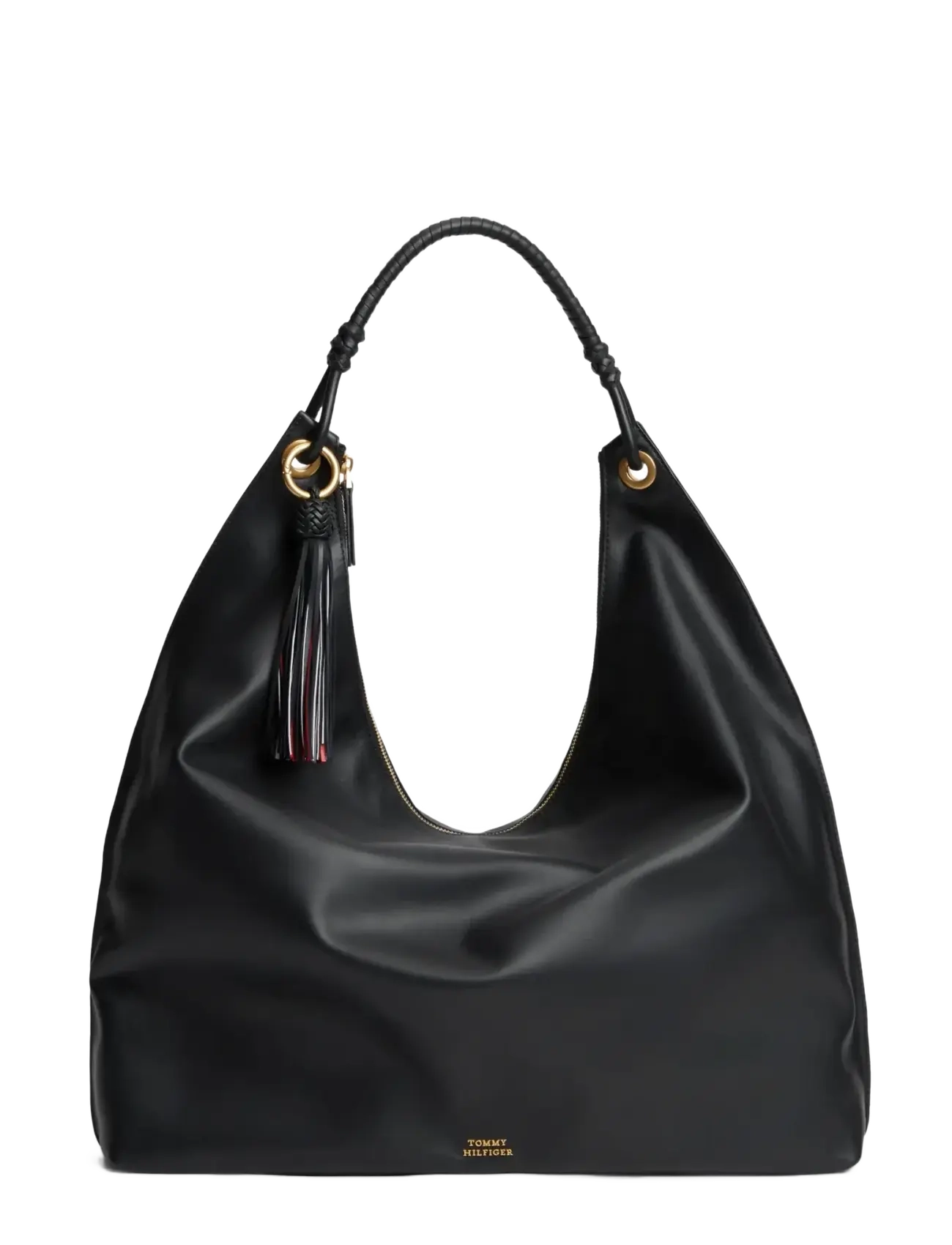 Tommy Hilfiger TH STATEMENT LEATHER HOBO - Alles anzeigen - BLACK / black