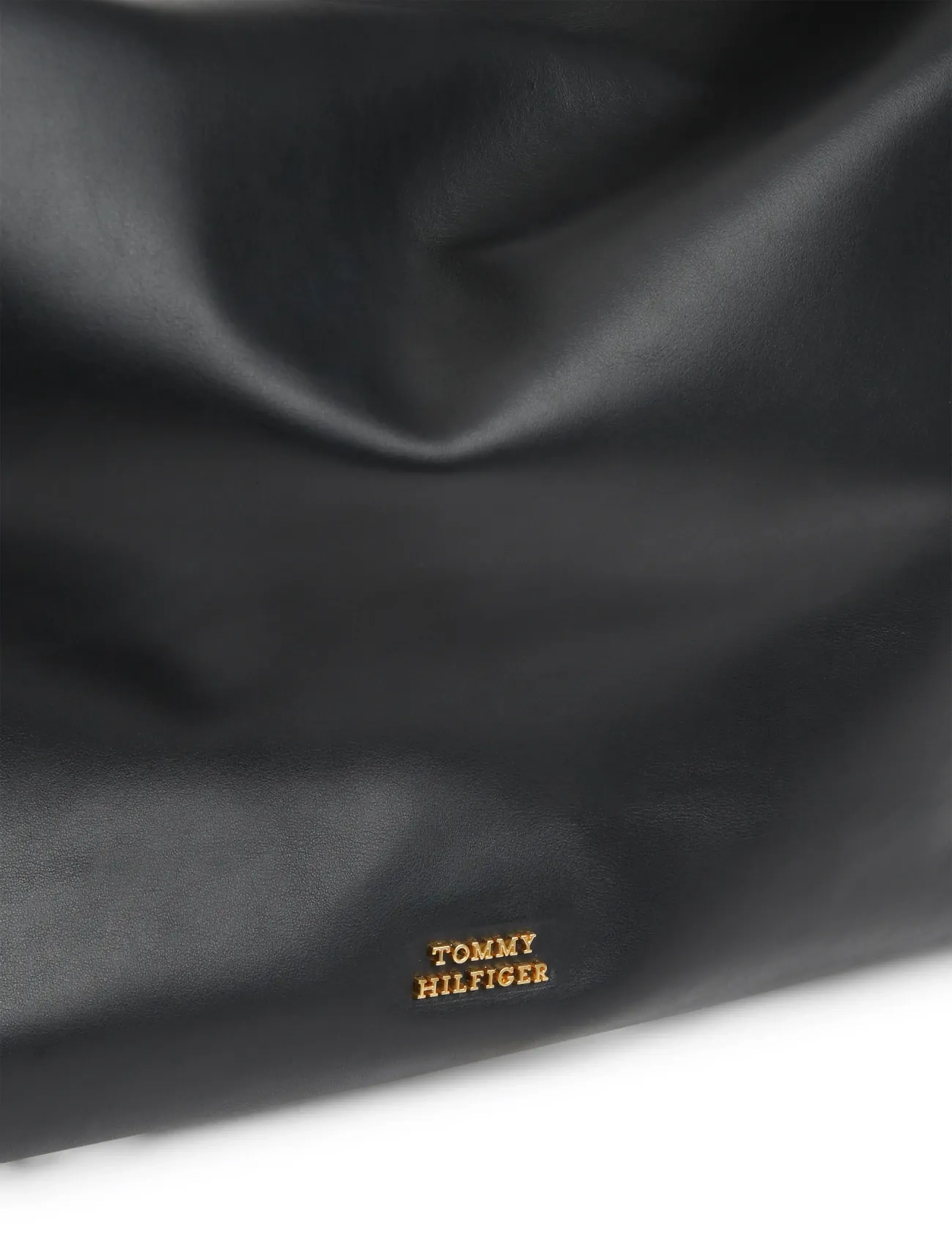 Tommy Hilfiger - TH STATEMENT LEATHER HOBO - handtaschen - black - 4