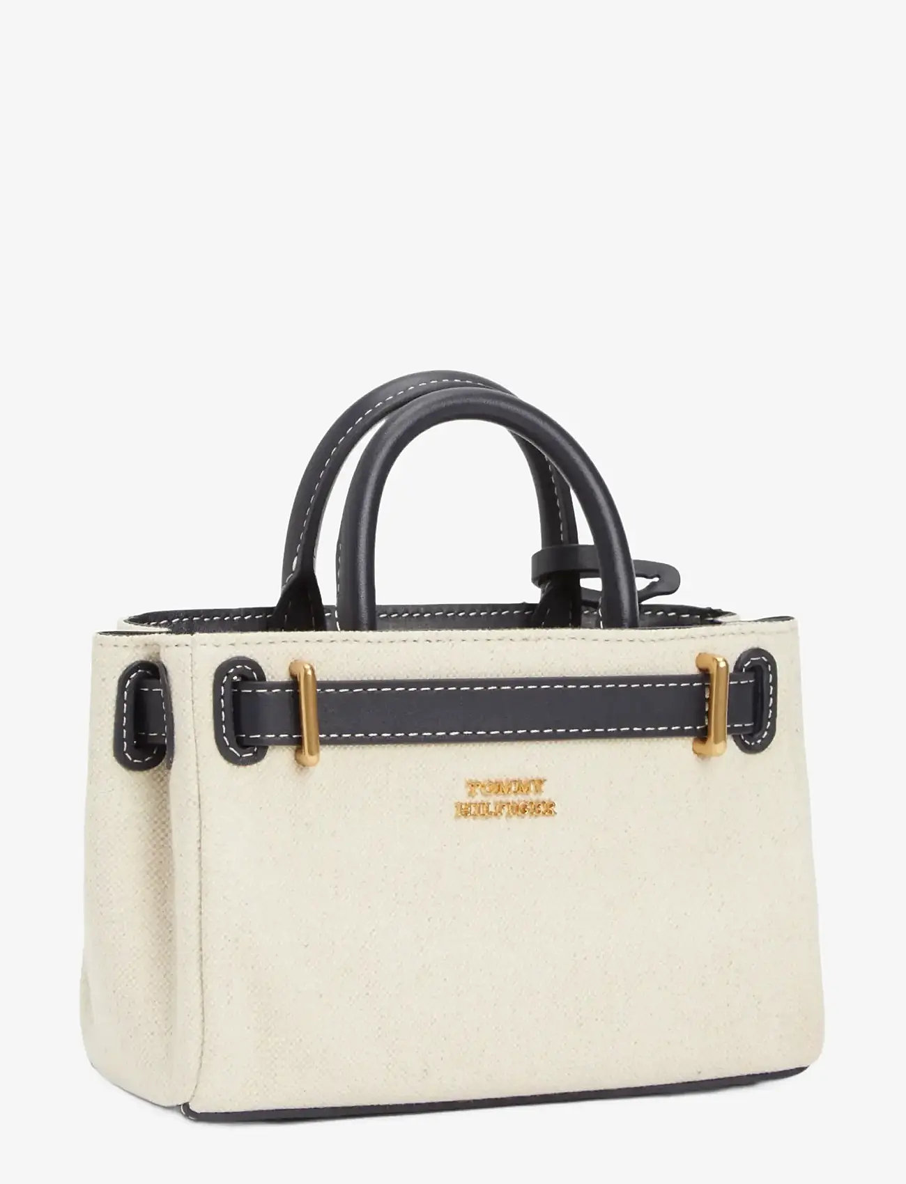 Tommy Hilfiger - AMERICAN ICON MICRO TOTE CANVAS - særlige begivenheder - white canvas blue - 2