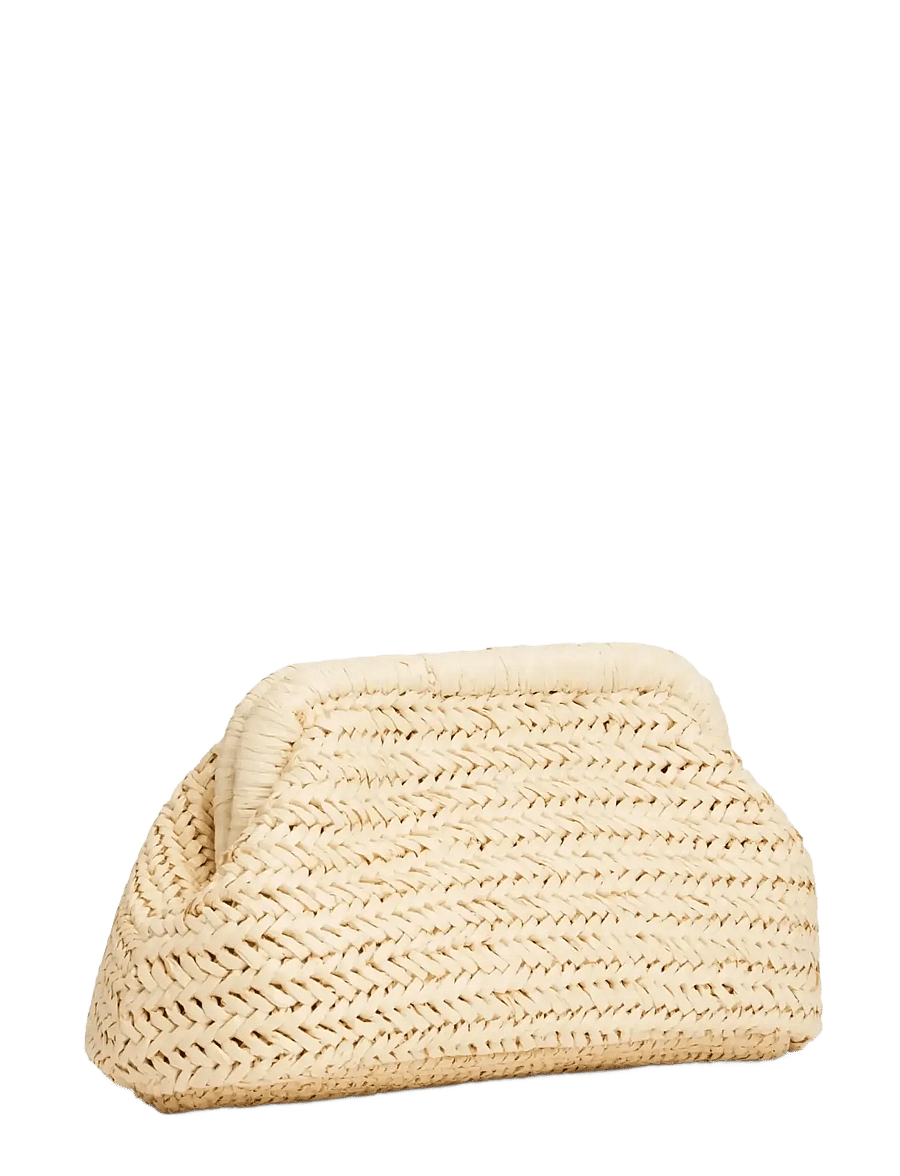 Tommy Hilfiger - TH ELEVATED SUMMER CLUTCH RAFFIA - erilised sündmused - natural raffia - 2