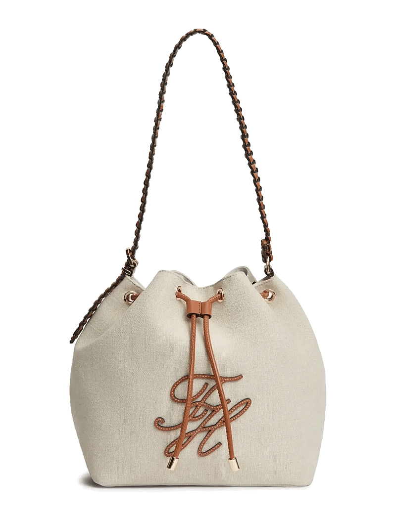 Tommy Hilfiger - TH ELEV SUMMER BUCKET CANVAS - bucket bags - canvas cognac - 1
