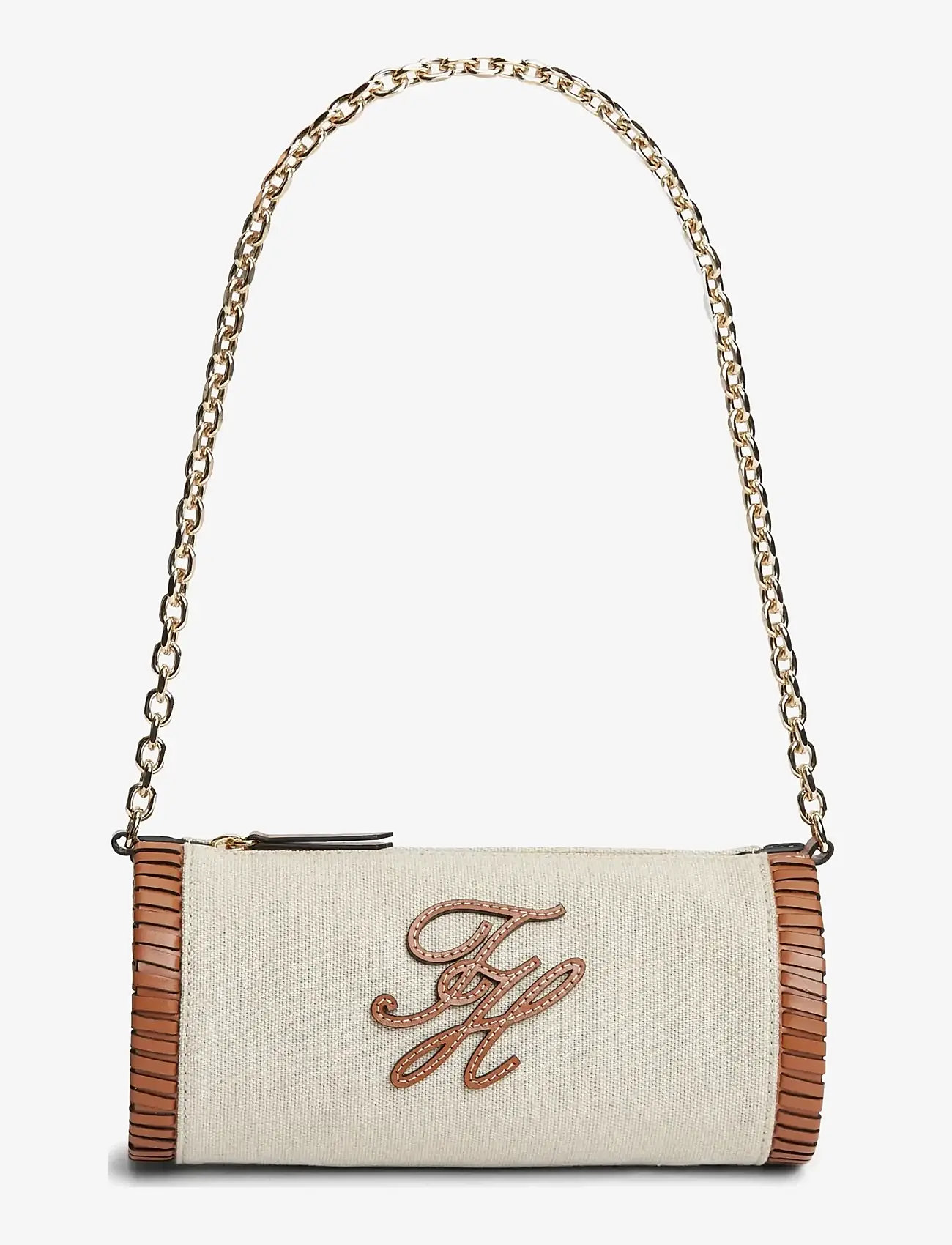 Tommy Hilfiger - TH ELEV SUMM CHAIN BAG CANVAS - everyday style - canvas cognac - 1
