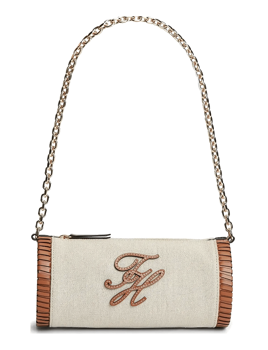 Tommy Hilfiger - TH ELEV SUMM CHAIN BAG CANVAS - hverdagsstil - canvas cognac - 1