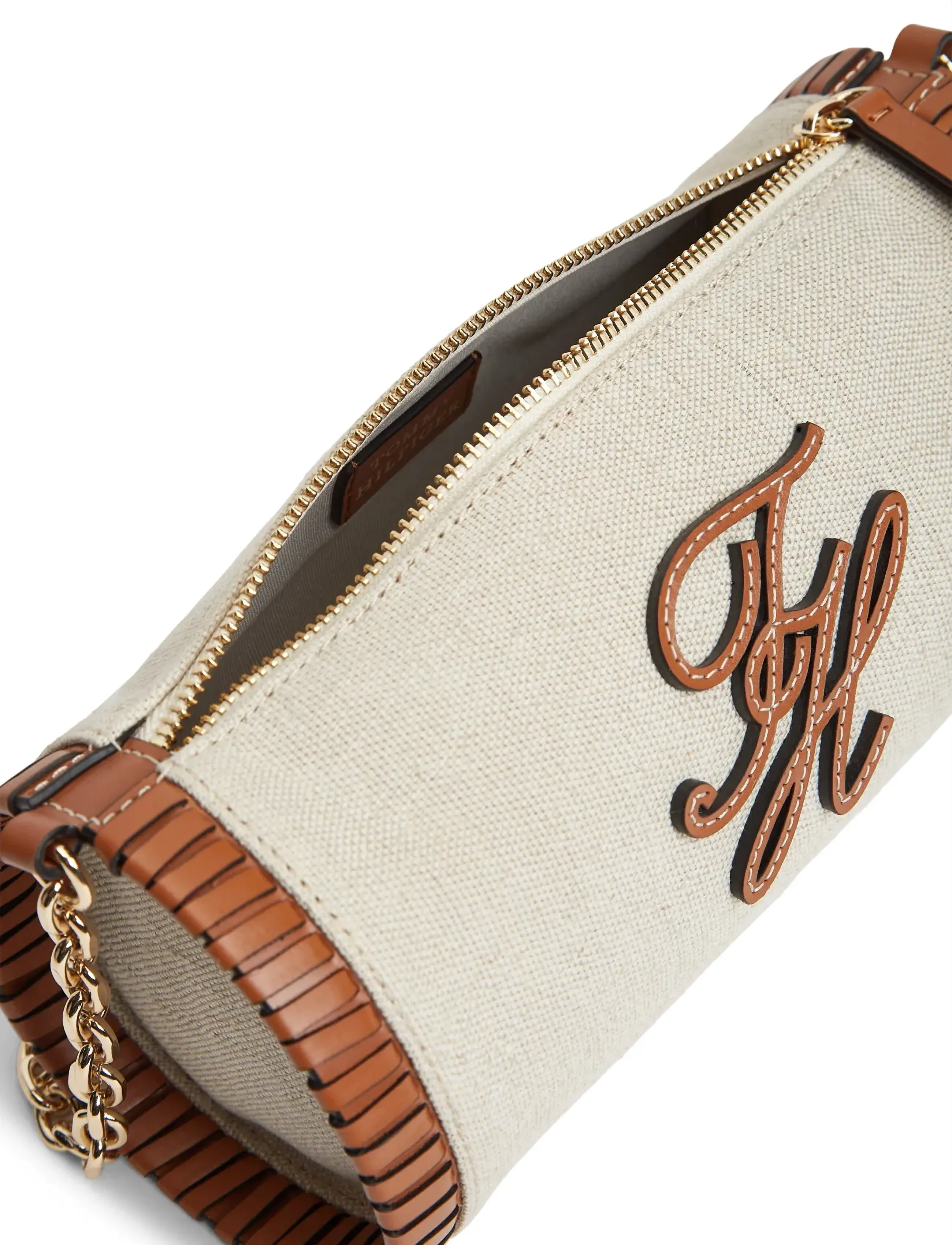 Tommy Hilfiger - TH ELEV SUMM CHAIN BAG CANVAS - festmode zu outlet-preisen - canvas cognac - 4