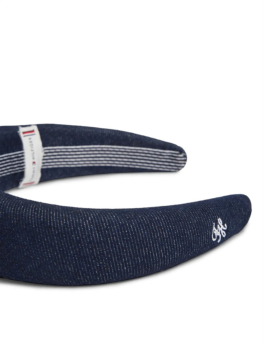 Tommy Hilfiger - TH NAUTICAL DENIM HEADBAND - stirnbänder - dark denim - 3