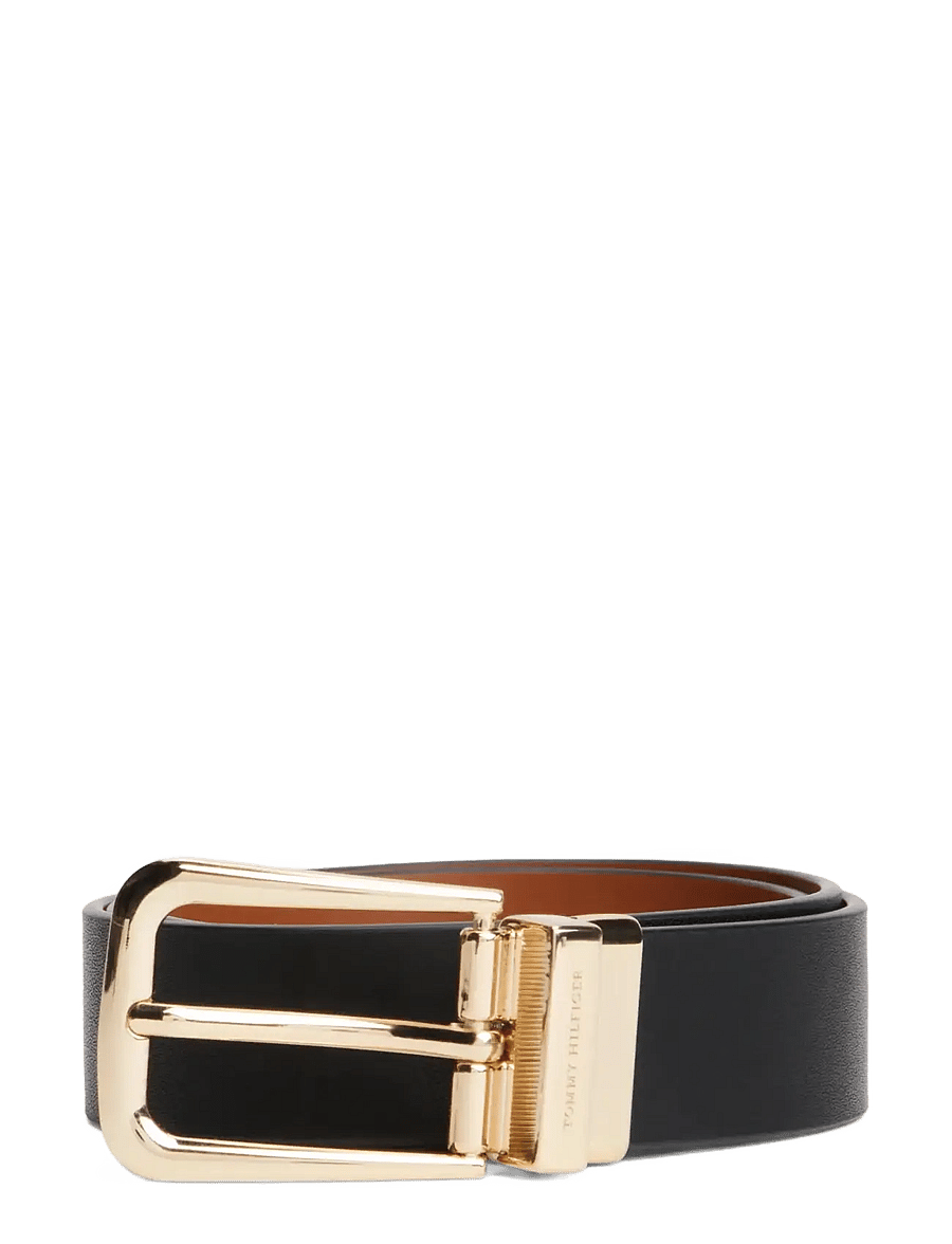 Tommy Hilfiger - TH LIBRE 3.0 REV - läderskärp - black cognac - 2