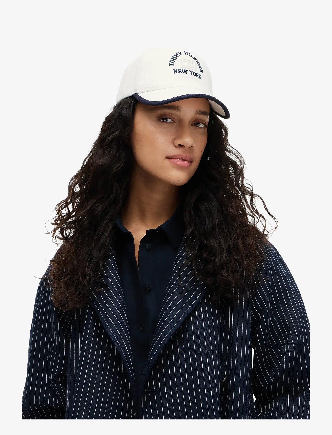 Tommy Hilfiger - TH FLAG SUMMER GRAPHIC CAP - kappen - ecru  space blue - 3