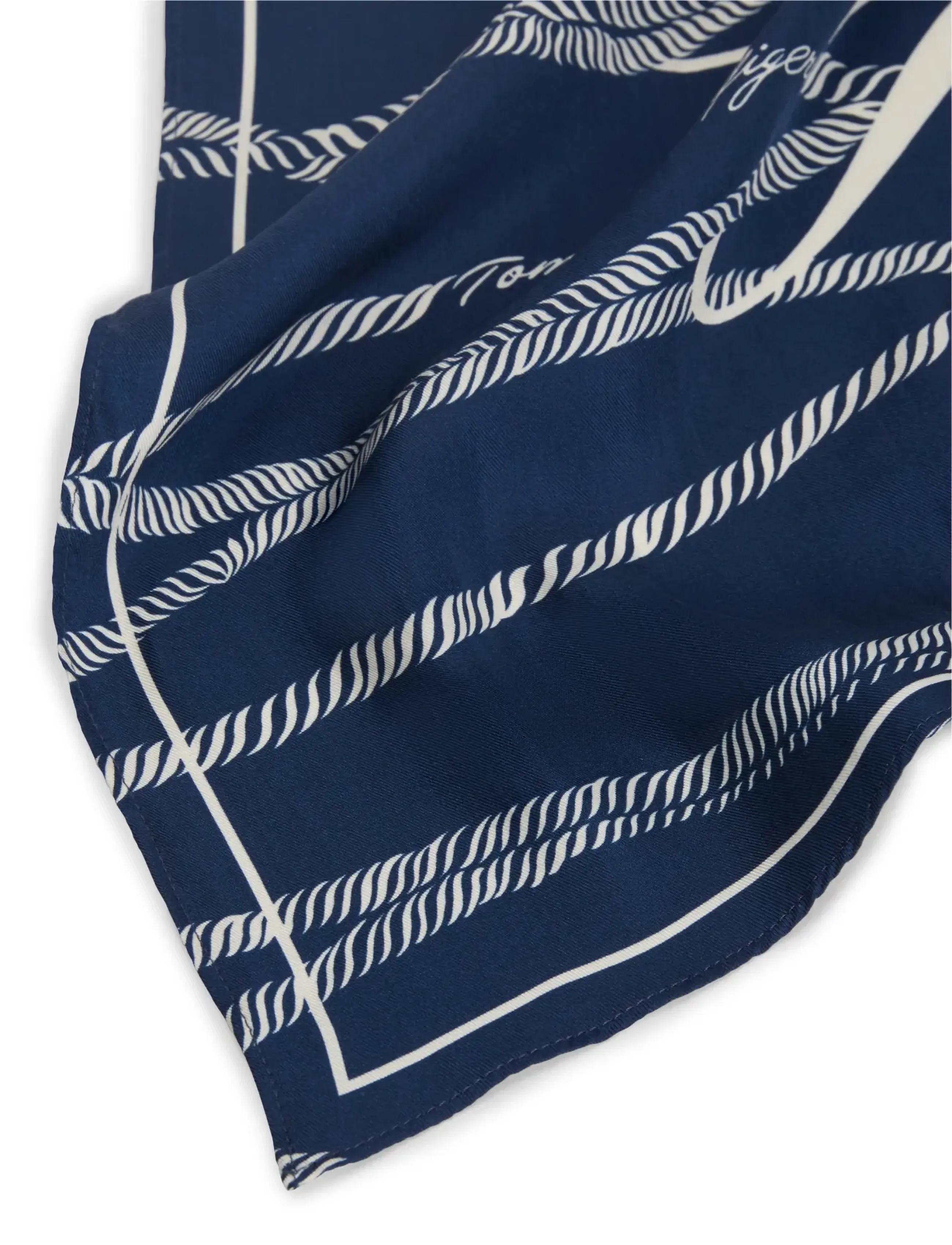 Tommy Hilfiger - TOMMY SCRIPT SILK SQUARE - sjalar - yale navy - 3