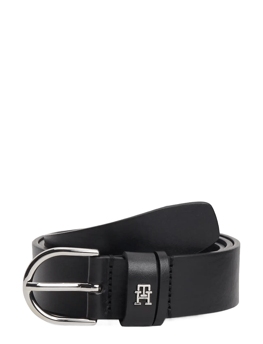 Tommy Hilfiger - ESSENTIAL EFFORTLESS 3.0 SV - nahkrihmad - black - 1