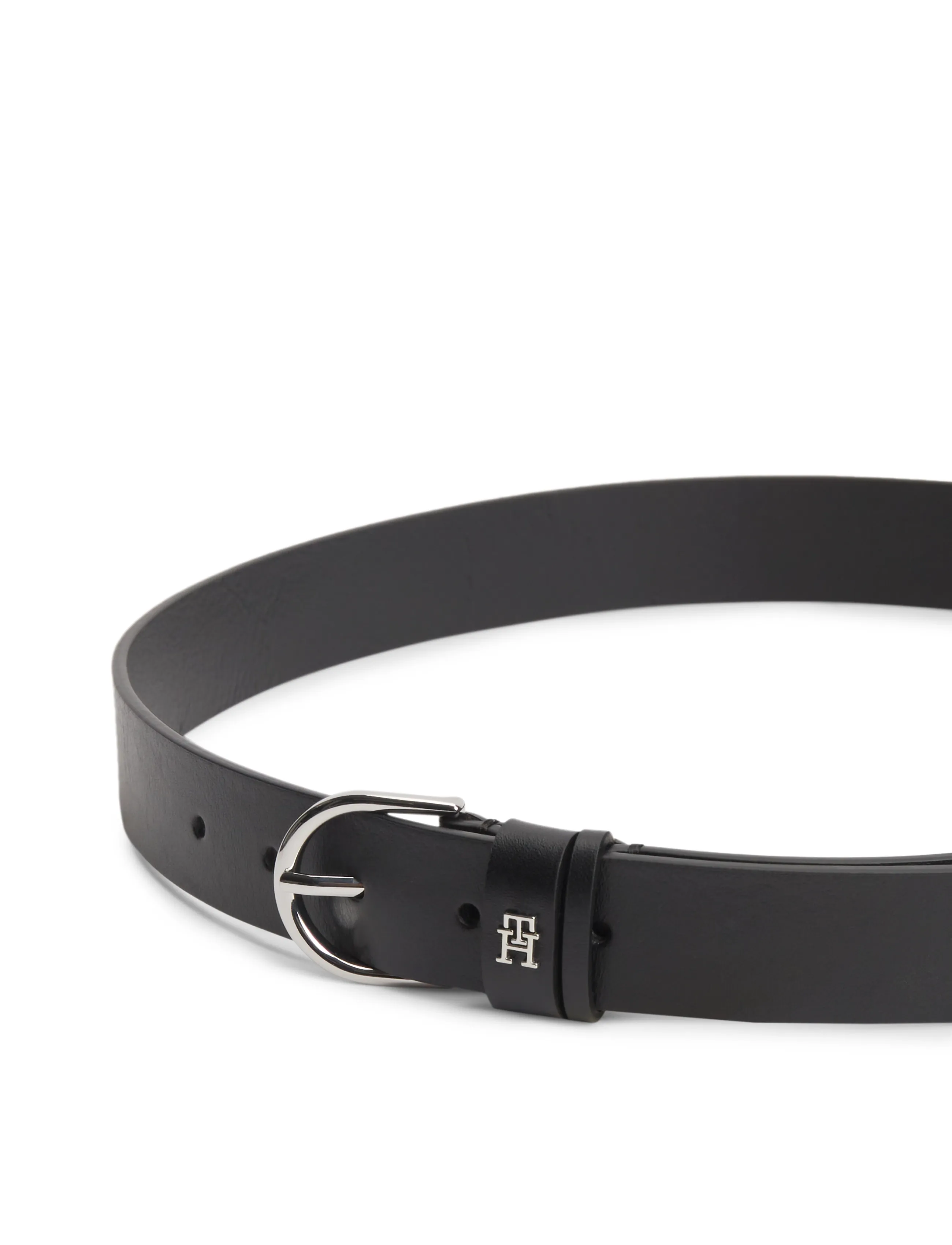 Tommy Hilfiger - ESSENTIAL EFFORTLESS 3.0 SV - läderskärp - black - 3