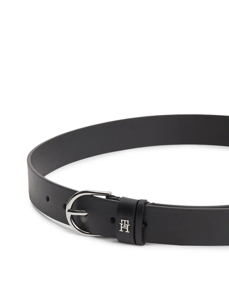 Tommy Hilfiger - ESSENTIAL EFFORTLESS 3.0 SV - nahkrihmad - black - 3