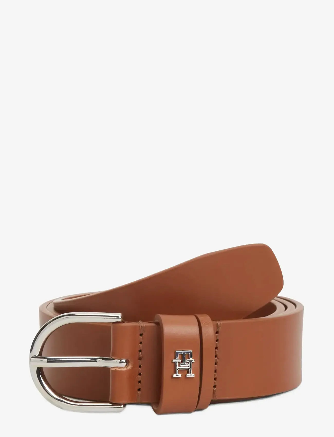 Tommy Hilfiger - ESSENTIAL EFFORTLESS 3.0 SV - læderbælter - cognac - 0