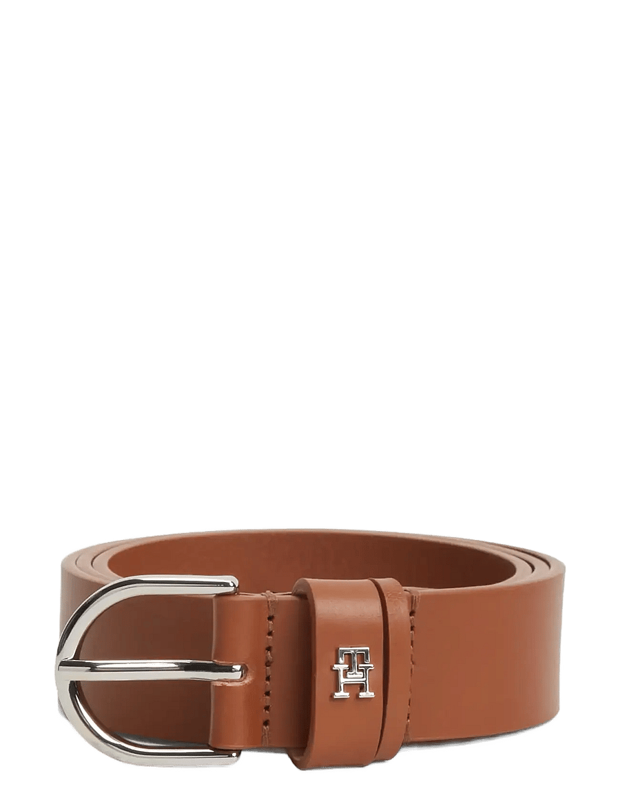 Tommy Hilfiger - ESSENTIAL EFFORTLESS 3.0 SV - läderskärp - cognac - 1