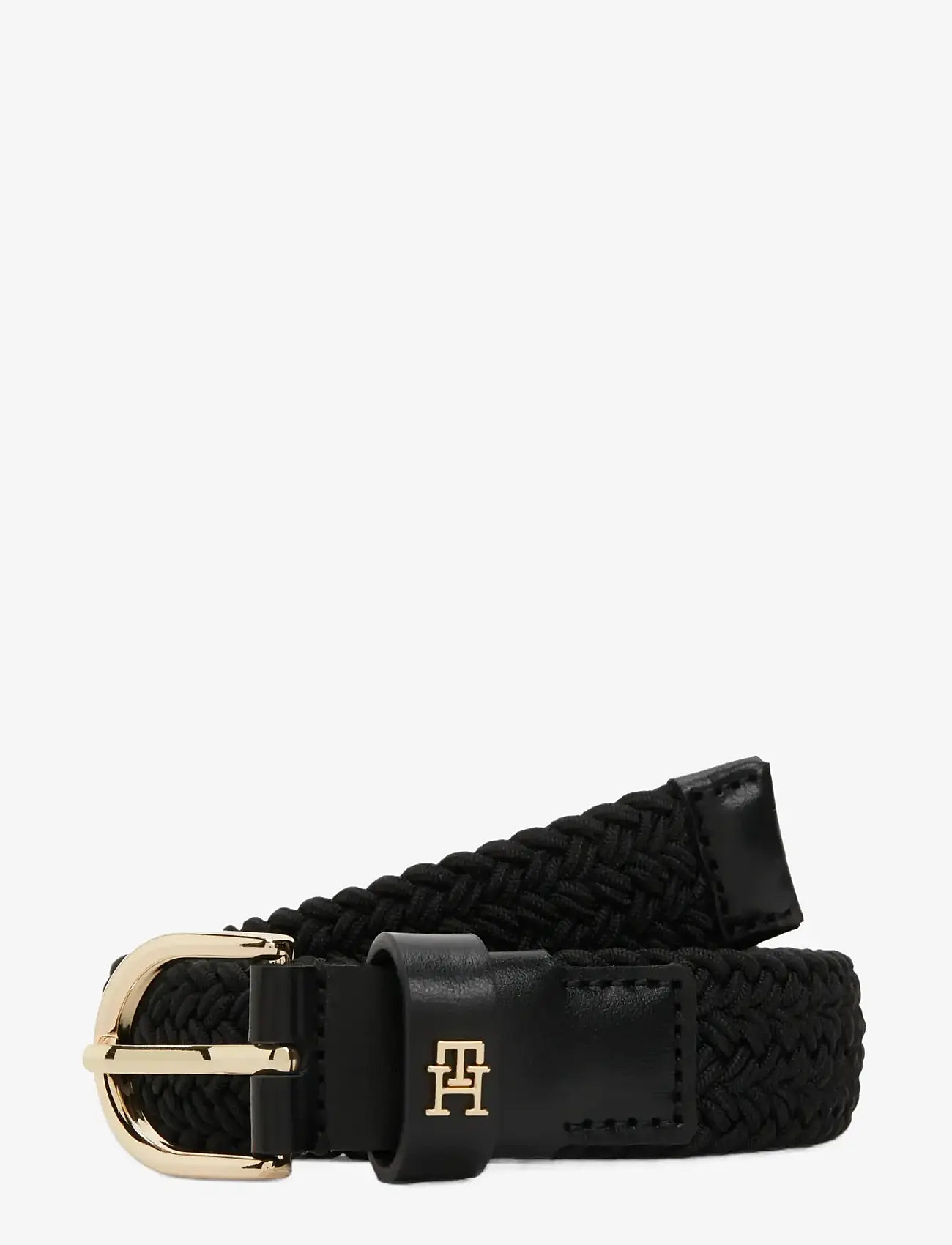 Tommy Hilfiger - ESSENTIAL EFFORTLESS 2.5 ELASTIC - punutud vööd - black - 0