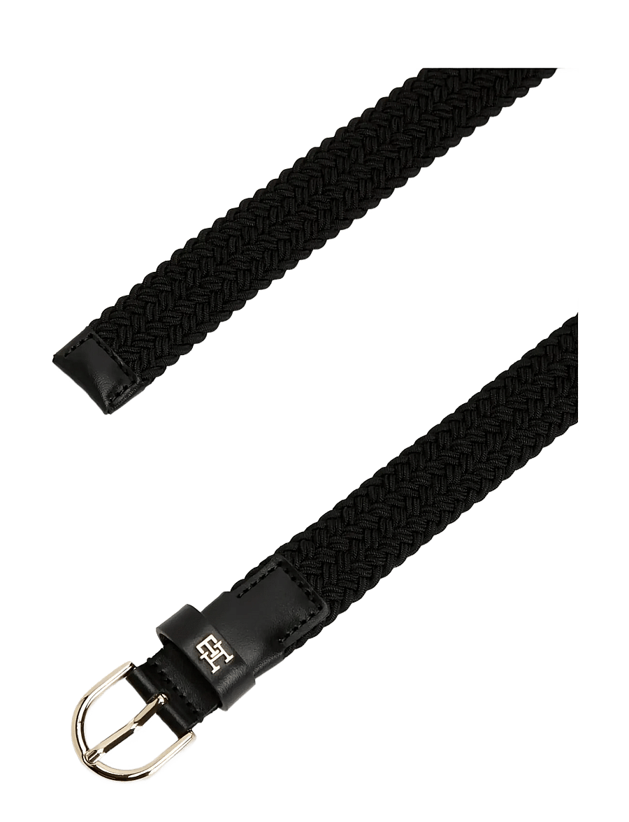 Tommy Hilfiger - ESSENTIAL EFFORTLESS 2.5 ELASTIC - braided belts - black - 2