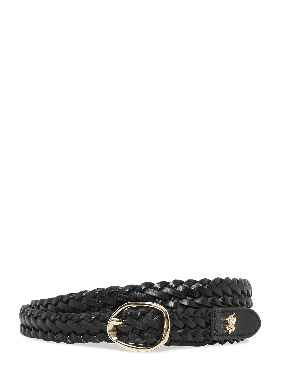 Tommy Hilfiger - TH SCULPT 2.0 WOVEN - läderskärp - black - 0