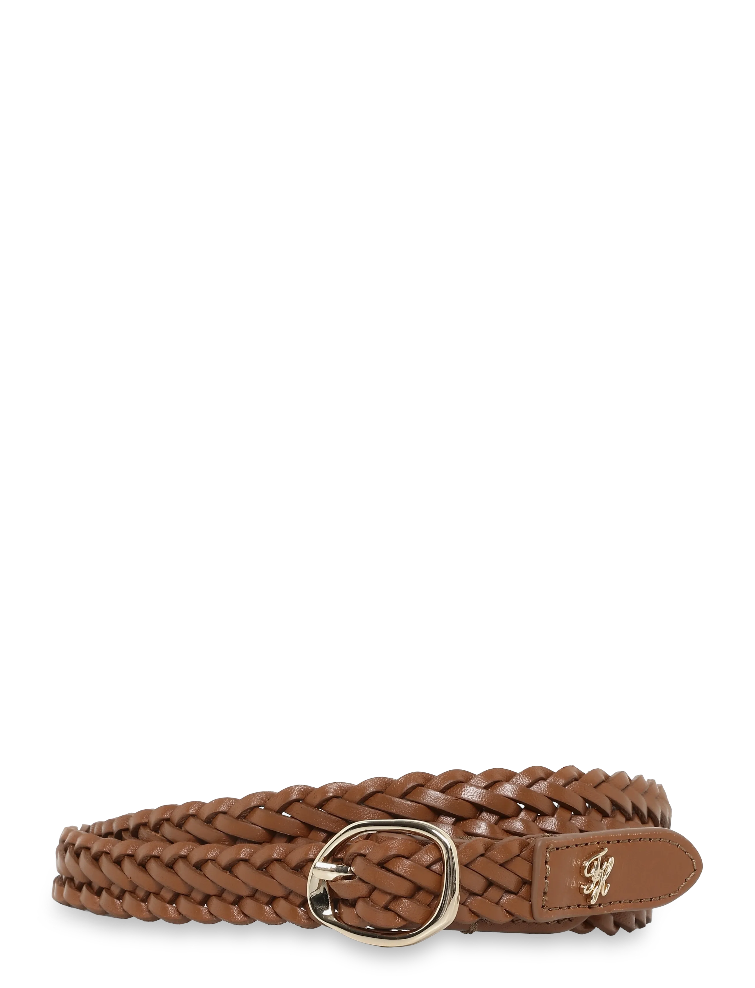 Tommy Hilfiger Th Sculpt 2.0 Woven, Kvinder, Flettet Bælte, Brun, Str: 90